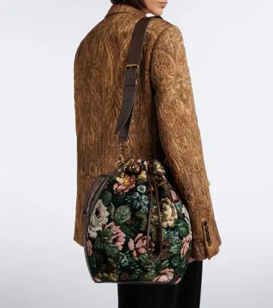 Dries Van Noten Medium floral bucket bag | Thumbnail 7 Dries Van Noten Medium floral bucket bag | Thumbnail 7