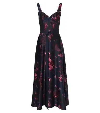 Erdem Belted floral bustier dress | Thumbnail 1 Erdem Belted floral bustier dress | Thumbnail 1