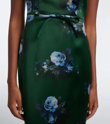 Erdem Belted floral duchess satin gown | Thumbnail 4 Erdem Belted floral duchess satin gown | Thumbnail 4