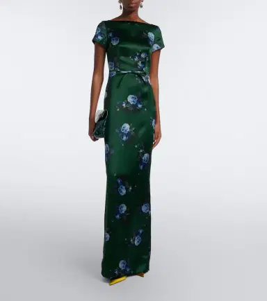 Erdem Belted floral duchess satin gown | Thumbnail 5 Erdem Belted floral duchess satin gown | Thumbnail 5