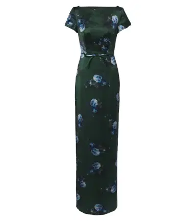 Erdem Belted floral duchess satin gown | Thumbnail 1 Erdem Belted floral duchess satin gown | Thumbnail 1