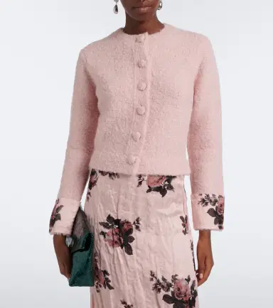Erdem Floral wool and alpaca bouclé cardigan | Thumbnail 6 Erdem Floral wool and alpaca bouclé cardigan | Thumbnail 6