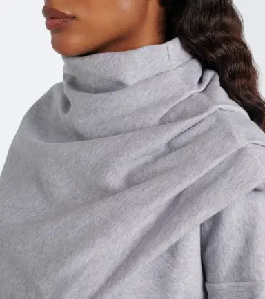Magda Butrym Draped cotton-blend jersey sweatshirt | Thumbnail 7 Magda Butrym Draped cotton-blend jersey sweatshirt | Thumbnail 7