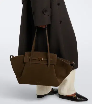 DeMellier Brooklyn Large suede shoulder bag | Thumbnail 4 DeMellier Brooklyn Large suede shoulder bag | Thumbnail 4