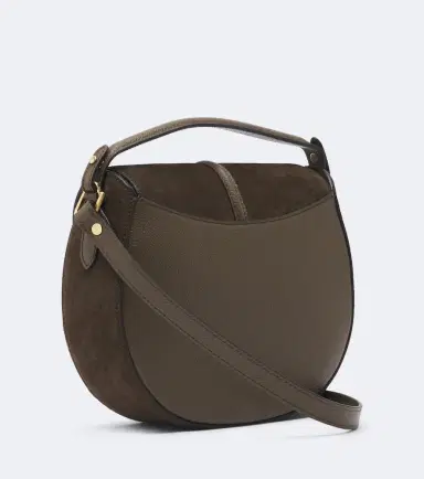 DeMellier Siena Saddle Small suede crossbody bag | Thumbnail 3 DeMellier Siena Saddle Small suede crossbody bag | Thumbnail 3