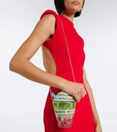 Judith Leiber Couture Frozen Drink Matcha embellished clutch | Thumbnail 5 Judith Leiber Couture Frozen Drink Matcha embellished clutch | Thumbnail 5