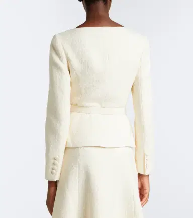 Roland Mouret Belted embellished bouclé jacket | Thumbnail 3 Roland Mouret Belted embellished bouclé jacket | Thumbnail 3