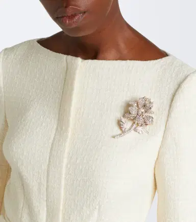Roland Mouret Belted embellished bouclé jacket | Thumbnail 6 Roland Mouret Belted embellished bouclé jacket | Thumbnail 6
