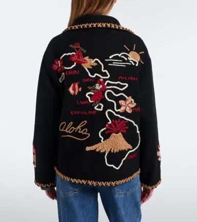 Alanui Remember Me embroidered virgin wool jacket | Thumbnail 5 Alanui Remember Me embroidered virgin wool jacket | Thumbnail 5