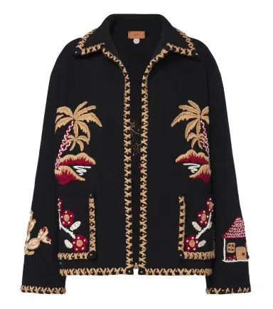 Alanui Remember Me embroidered virgin wool jacket | Thumbnail 1 Alanui Remember Me embroidered virgin wool jacket | Thumbnail 1