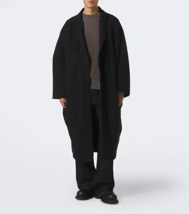Rick Owens Poiret virgin wool coat | Thumbnail 3 Rick Owens Poiret virgin wool coat | Thumbnail 3