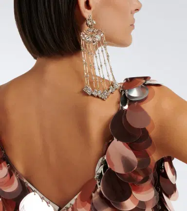 Rabanne Crystal-embellished drop earrings | Thumbnail 5 Rabanne Crystal-embellished drop earrings | Thumbnail 5