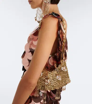 Rabanne Iconic Nano 1969 embellished shoulder bag | Thumbnail 4 Rabanne Iconic Nano 1969 embellished shoulder bag | Thumbnail 4