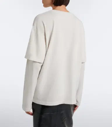 AGOLDE Lois layered cotton jersey T-shirt | Thumbnail 3 AGOLDE Lois layered cotton jersey T-shirt | Thumbnail 3
