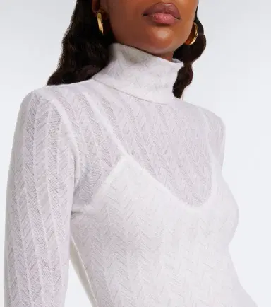 Missoni Zigzag knitted turtleneck midi dress | Thumbnail 6 Missoni Zigzag knitted turtleneck midi dress | Thumbnail 6