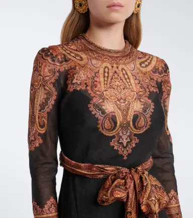 Zimmermann Ascent paisley linen and silk maxi dress | Thumbnail 2 Zimmermann Ascent paisley linen and silk maxi dress | Thumbnail 2