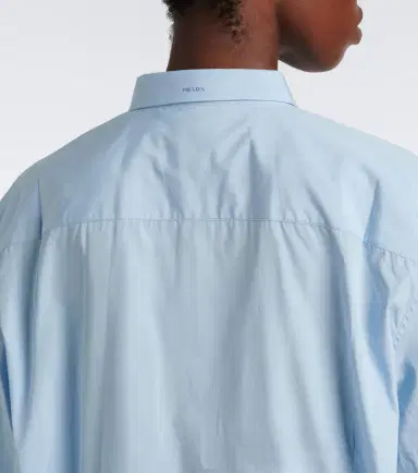 Prada Oversized cotton poplin shirt | Thumbnail 5 Prada Oversized cotton poplin shirt | Thumbnail 5