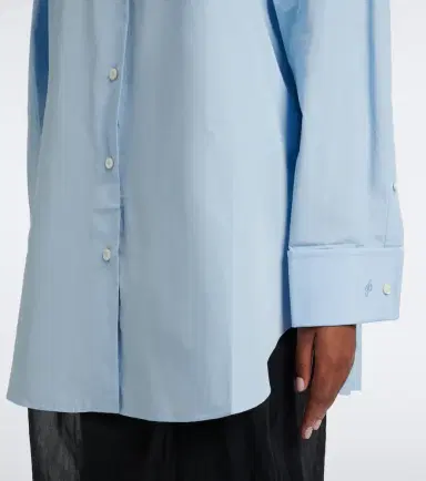 Prada Oversized cotton poplin shirt | Thumbnail 6 Prada Oversized cotton poplin shirt | Thumbnail 6