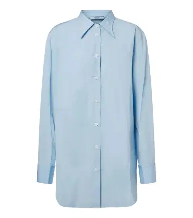 Prada Oversized cotton poplin shirt | Thumbnail 1 Prada Oversized cotton poplin shirt | Thumbnail 1