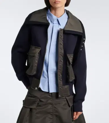 Sacai Cotton-blend blouson jacket | Thumbnail 5 Sacai Cotton-blend blouson jacket | Thumbnail 5