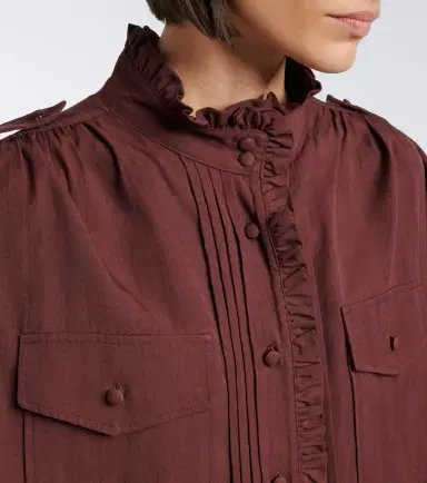 Xu Zhi Ruffled oversized blouse | Thumbnail 7 Xu Zhi Ruffled oversized blouse | Thumbnail 7