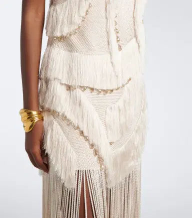 Xu Zhi Embellished fringed minidress | Thumbnail 2 Xu Zhi Embellished fringed minidress | Thumbnail 2
