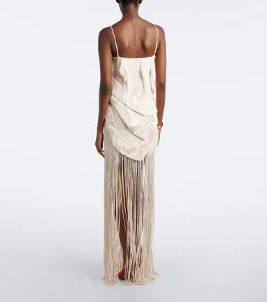 Xu Zhi Embellished fringed minidress | Thumbnail 3 Xu Zhi Embellished fringed minidress | Thumbnail 3