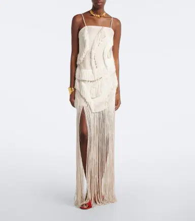 Xu Zhi Embellished fringed minidress | Thumbnail 4 Xu Zhi Embellished fringed minidress | Thumbnail 4