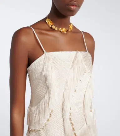 Xu Zhi Embellished fringed minidress | Thumbnail 6 Xu Zhi Embellished fringed minidress | Thumbnail 6
