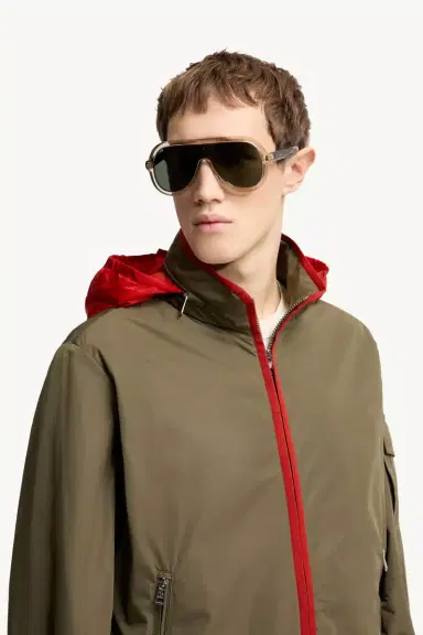 Moncler Lunettes Sunsette Pilot Sunglasses | Thumbnail 3 Moncler Lunettes Sunsette Pilot Sunglasses | Thumbnail 3