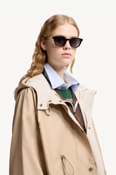 Moncler Lunettes Lentis Rectangular Sunglasses | Thumbnail 4 Moncler Lunettes Lentis Rectangular Sunglasses | Thumbnail 4