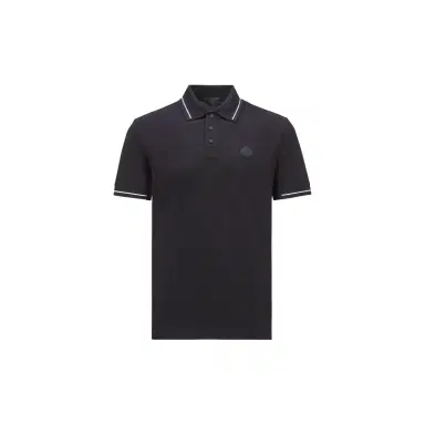 Moncler Logo Patch Polo Shirt | Thumbnail 1 Moncler Logo Patch Polo Shirt | Thumbnail 1
