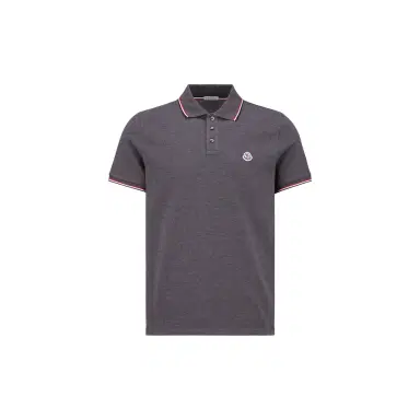 Moncler Logo Patch Polo Shirt | Thumbnail 1 Moncler Logo Patch Polo Shirt | Thumbnail 1