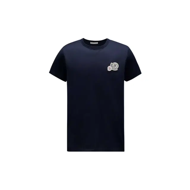 Double Logo Patch Cotton T-shirt Double Logo Patch Cotton T-shirt
