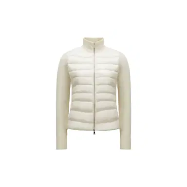 Moncler Padded Wool Cardigan | Thumbnail 1 Moncler Padded Wool Cardigan | Thumbnail 1