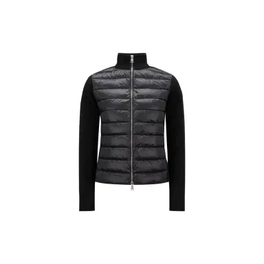 Moncler Padded Wool Cardigan | Thumbnail 1 Moncler Padded Wool Cardigan | Thumbnail 1