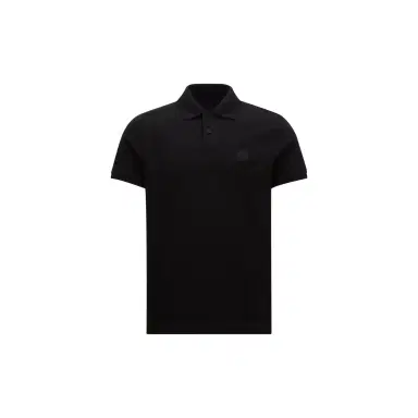 Moncler Logo Patch Cotton Piquet Polo Shirt | Thumbnail 1 Moncler Logo Patch Cotton Piquet Polo Shirt | Thumbnail 1