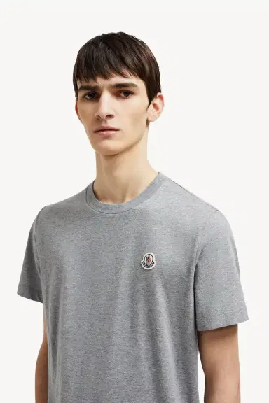 Moncler Logo Patch Cotton T-shirt (pack Of Three) | Thumbnail 4 Moncler Logo Patch Cotton T-shirt (pack Of Three) | Thumbnail 4