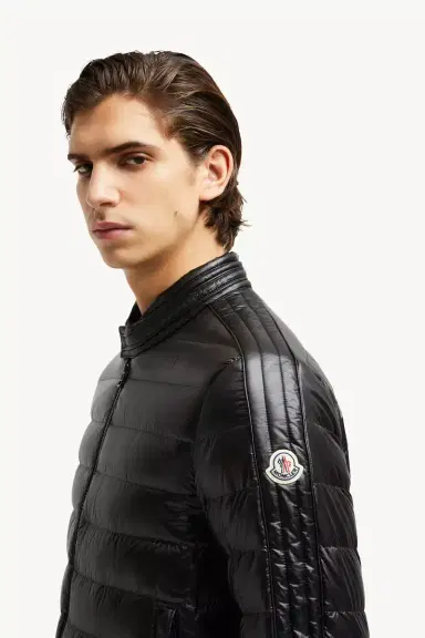 Moncler Jacobus Down Biker Jacket | Thumbnail 4 Moncler Jacobus Down Biker Jacket | Thumbnail 4