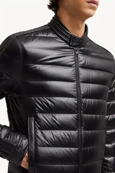 Moncler Jacobus Down Biker Jacket | Thumbnail 7 Moncler Jacobus Down Biker Jacket | Thumbnail 7