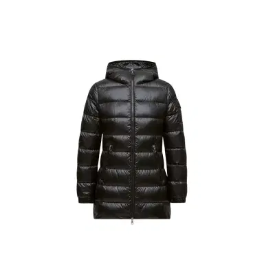 Moncler Glements Hooded Mid-length Down Jacket | Thumbnail 1 Moncler Glements Hooded Mid-length Down Jacket | Thumbnail 1