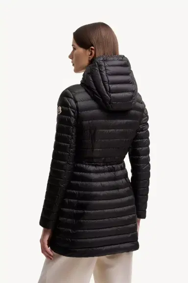 Moncler Barbel Hooded Fit & Flare Long Down Jacket | Thumbnail 6 Moncler Barbel Hooded Fit & Flare Long Down Jacket | Thumbnail 6