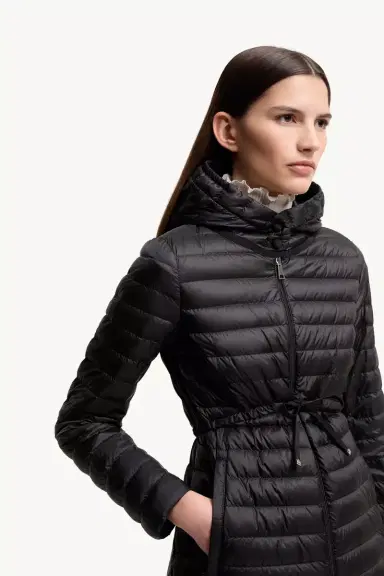 Moncler Barbel Hooded Fit & Flare Long Down Jacket | Thumbnail 7 Moncler Barbel Hooded Fit & Flare Long Down Jacket | Thumbnail 7