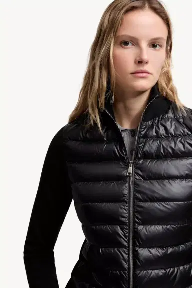 Moncler Padded Wool Zip-up Cardigan | Thumbnail 7 Moncler Padded Wool Zip-up Cardigan | Thumbnail 7