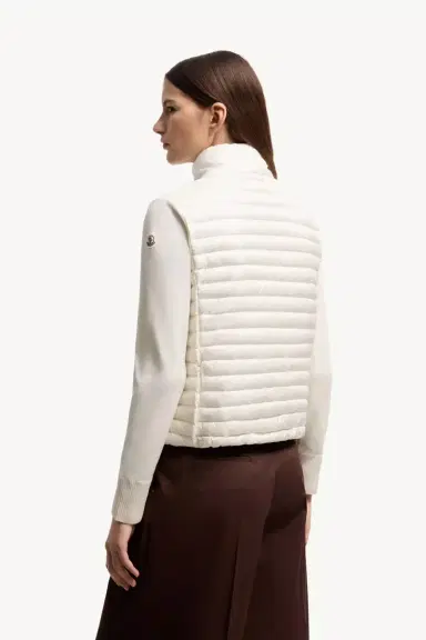 Moncler Padded Wool Zip-up Cardigan | Thumbnail 6 Moncler Padded Wool Zip-up Cardigan | Thumbnail 6