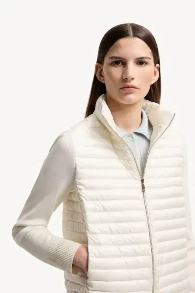 Moncler Padded Wool Zip-up Cardigan | Thumbnail 7 Moncler Padded Wool Zip-up Cardigan | Thumbnail 7