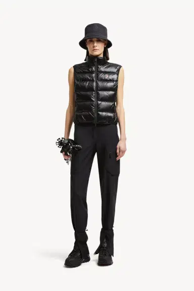 Moncler Grenoble Padded Zip-up Jersey Vest | Thumbnail 3 Moncler Grenoble Padded Zip-up Jersey Vest | Thumbnail 3