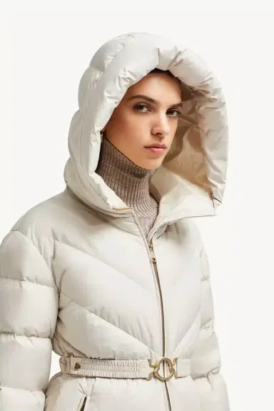 Moncler Brosse Diagonal-quilted Hooded Short Down Jacket | Thumbnail 4 Moncler Brosse Diagonal-quilted Hooded Short Down Jacket | Thumbnail 4