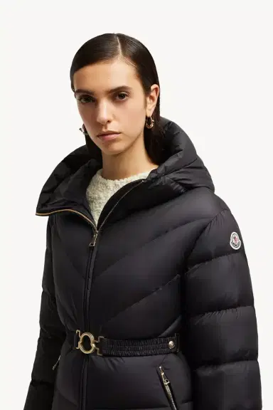 Moncler Brosse Diagonal-quilted Hooded Short Down Jacket | Thumbnail 4 Moncler Brosse Diagonal-quilted Hooded Short Down Jacket | Thumbnail 4