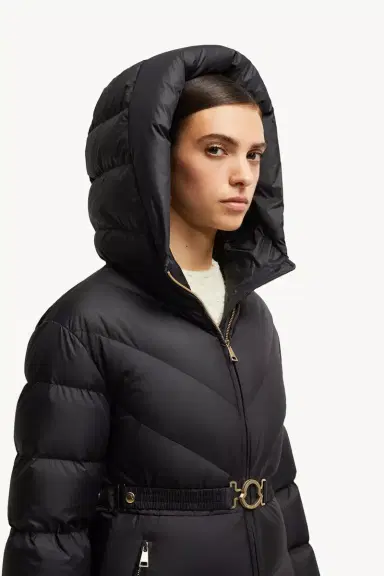 Moncler Brosse Diagonal-quilted Hooded Short Down Jacket | Thumbnail 8 Moncler Brosse Diagonal-quilted Hooded Short Down Jacket | Thumbnail 8
